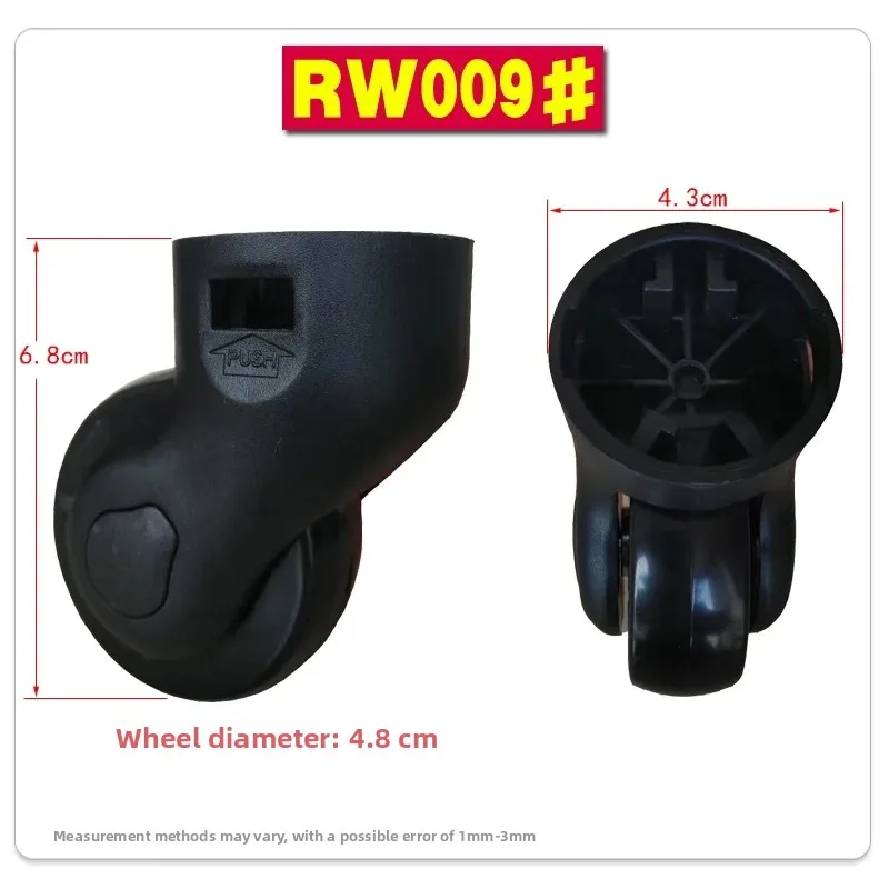 Universal Wheel Luggage Cart Travel Tool Box Wheel Roller Bag Wheel Removal Caster 009 Versatile Wheel for Suitcase And Bag