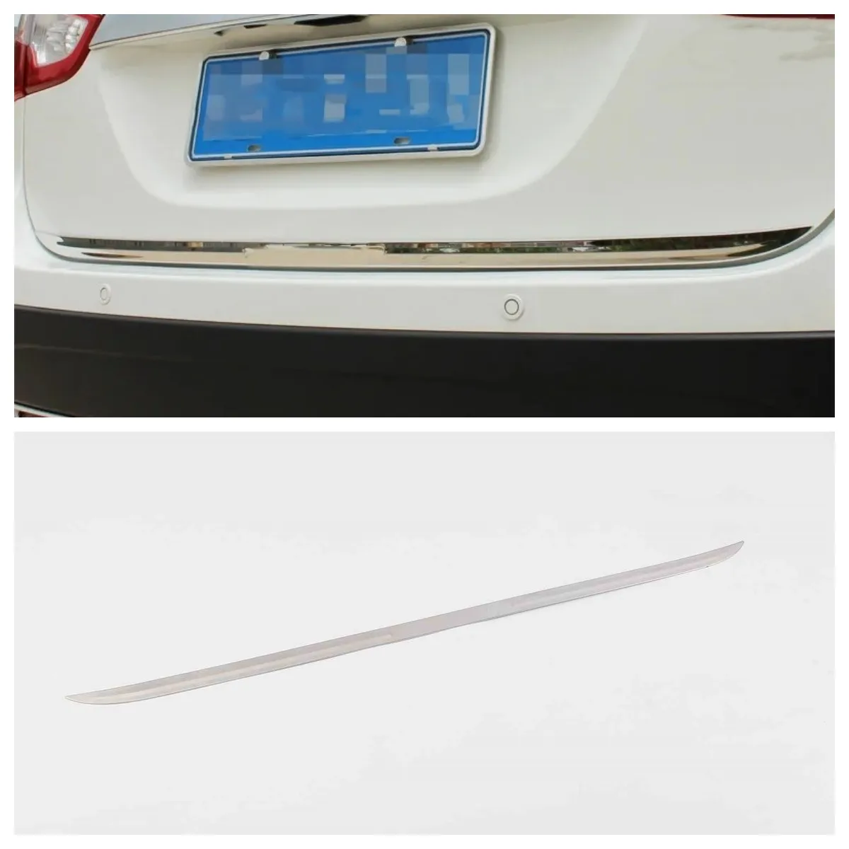 

Для Suzuki S-Cross Scross SX4 2014 2015 2016 2017 2018 - 2020 полосы на заднюю дверь багажника задние двери отделка Аксессуары для стайлинга автомобиля