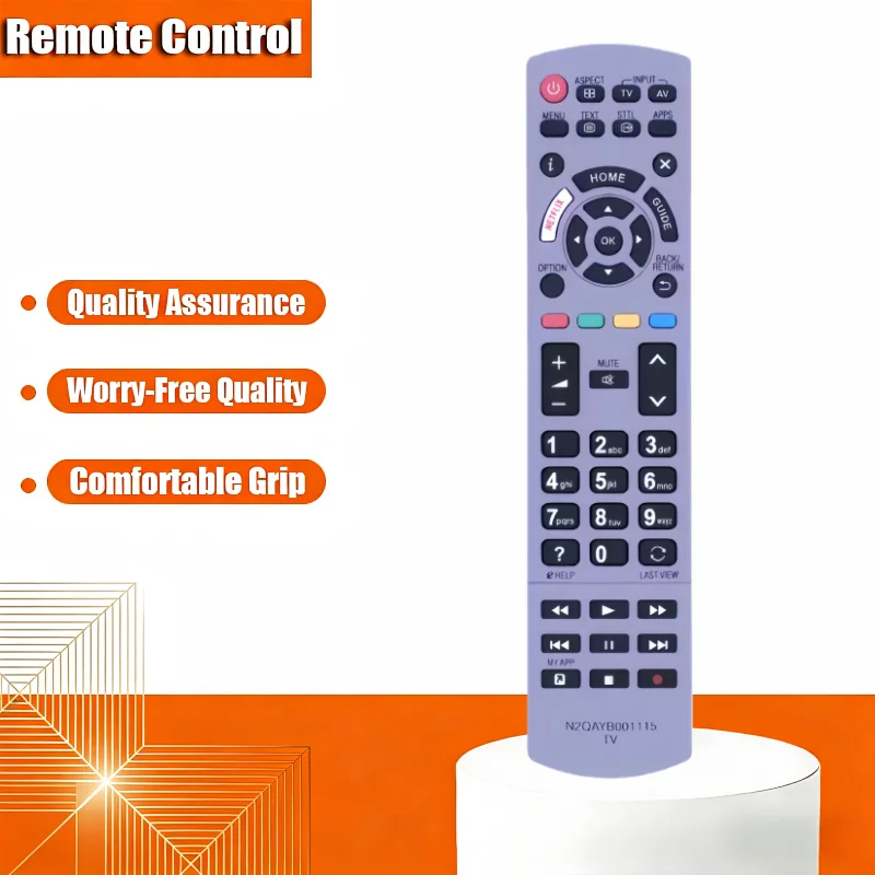 

1piece Universal Replacement Remote Control N2QAYB001115 Compatible with PANASONIC for Electronics