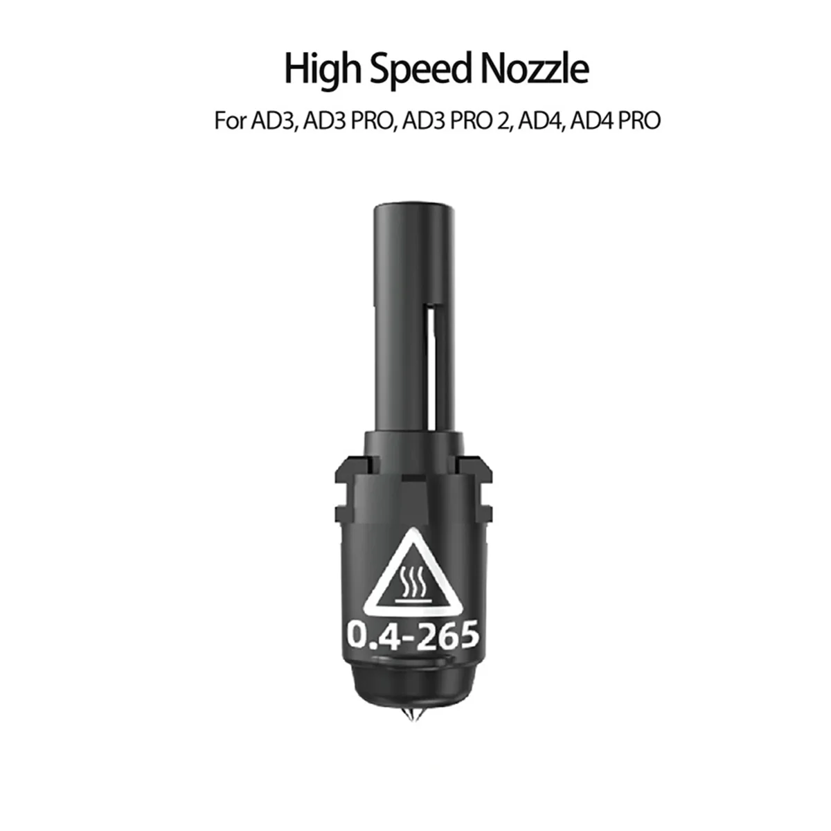 0.4mm 265℃ Nozzle High Temp 3D Printer Nozzle Spare Replacement Accessories for Flashforge Adventurer 3 and Adventurer 4
