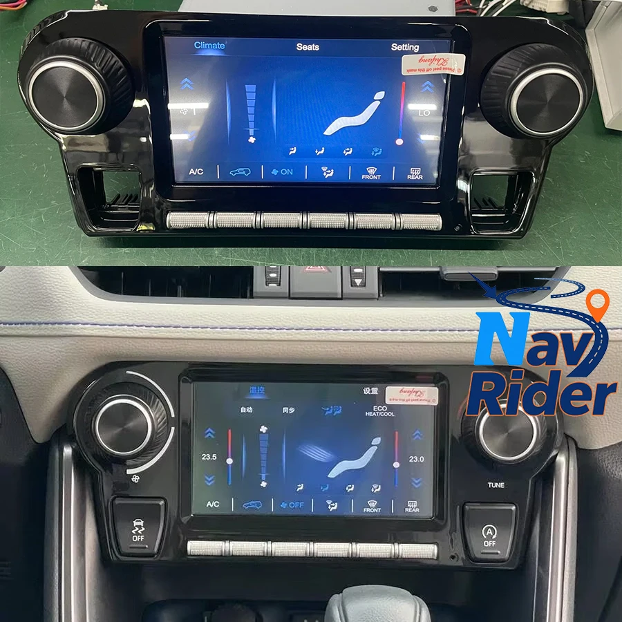 Climate Air Conditioning Panel For Toyota RAV4 RAV 4 XA50 2022 2019 2020 2021 2023 Control Replacement LCD Touch Screen AC Panel