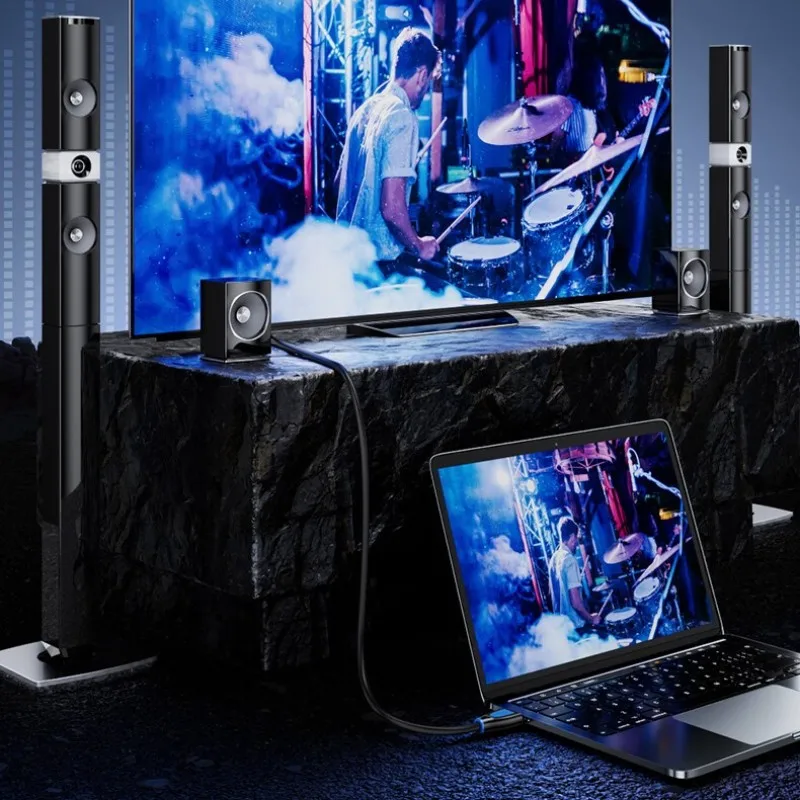 3PCS DTECH 2.0 Version HDMI Cable 1.5m 3D 1080P 18Gbps 4K 60Hz Ultra-Clear HDMI To HDMI Cable For TV Computer Projector