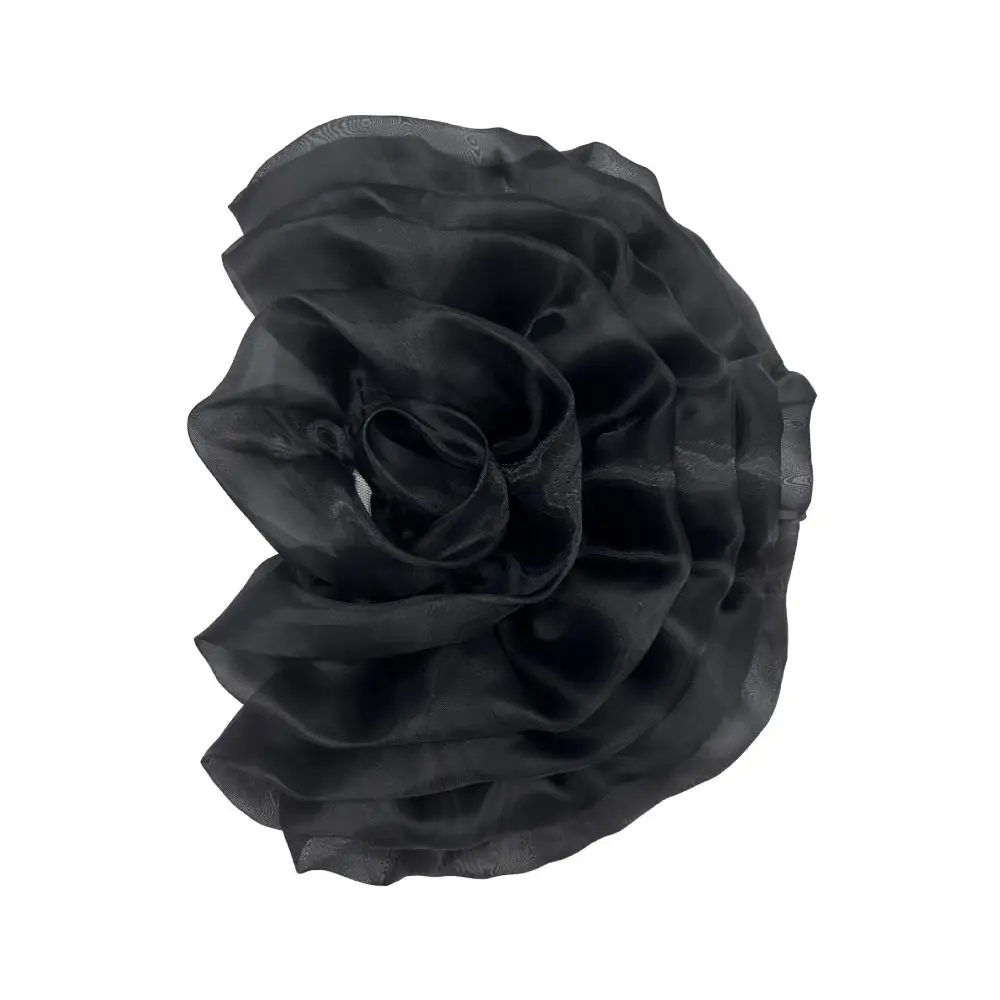 แฮนด์เมดดอกไม้แพทช์เสื้อผ้าชุดคอตกแต่งOrganzaไม่สม่ําเสมอDIYเสื้อผ้าเสื้อยกทรงเย็บอุปกรณ์Applique