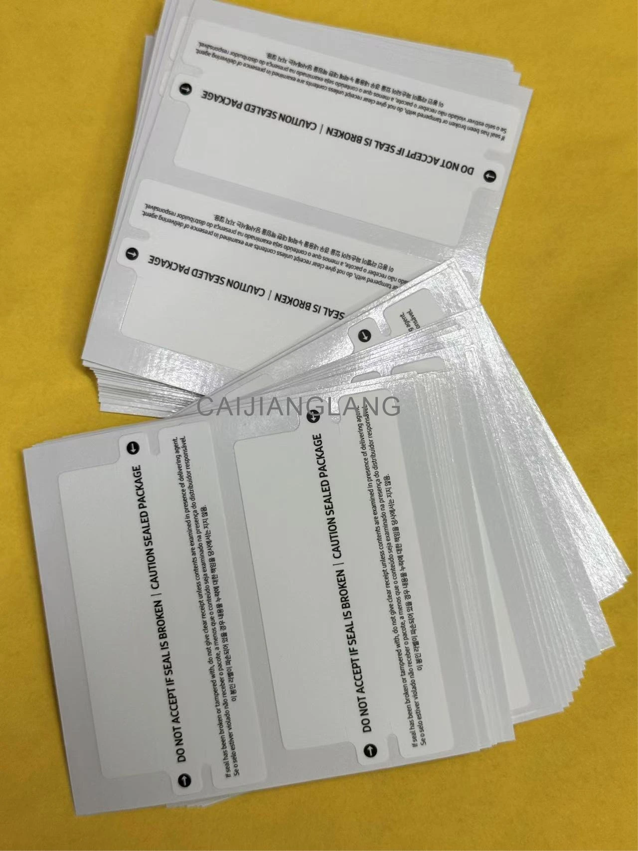 

100 шт., упаковочная этикетка, уплотнительная наклейка для Galaxy Z Flip A55 A53 A50, пластиковая пленка, заводская пленка