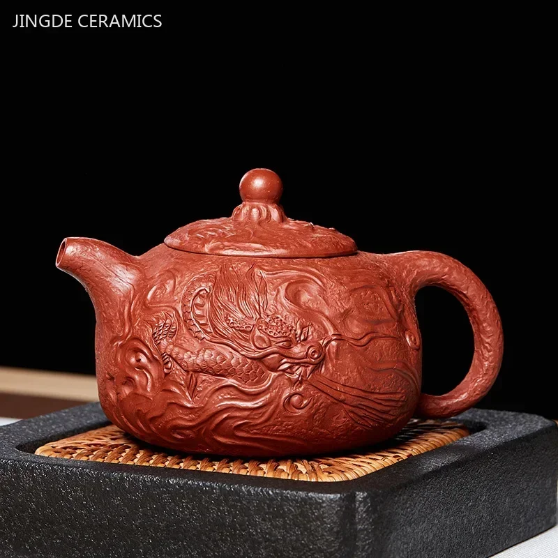 

230ML/250ML Tradition Dahongpao Zisha Teaware Yixing Purple Clay Tea Pot Home Filter Teapot Gifts Customized Beauty Tea Infuser