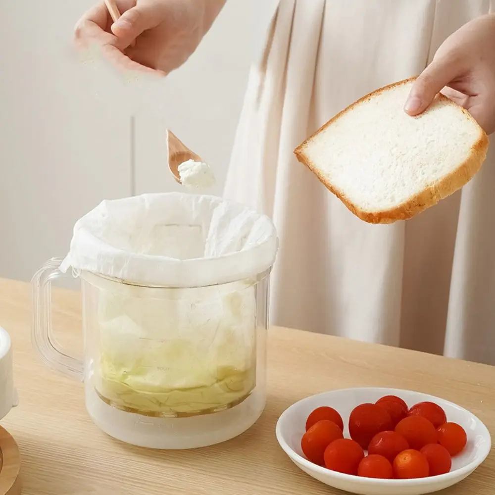 Useful Self-made Yogurt Filter Maker Reusable Ultra-fine Mesh Food Strainer Draining Whey Separator Greek- Yogurt