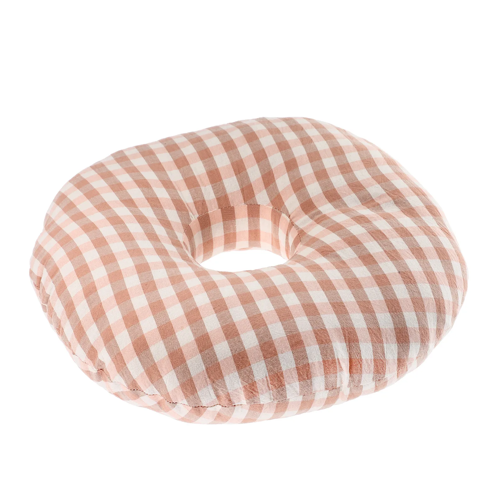 Ear Hole Pillow Elderly Nursing Side Pillow Ergonomic Design Invisible Zipper Comfortable Office Nap Portable Breathable Sleep