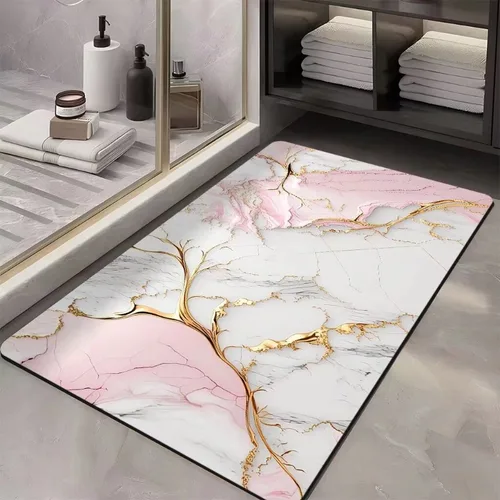 초흡수성 돌 목욕 매트, 샤워 욕실 카펫 외부, 빠른 건조 바닥 발 매트, 변기 러그, 세탁 가능 도어매트 