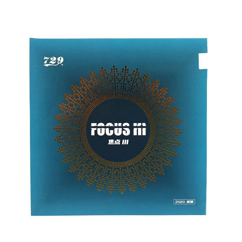 729 مواصفات مطاطية لتنس الطاولة في قناص التركيز المطاطي المقلوب الإسفنج الصلابة 42/44/45/47 ° مطاط بينج بونج المذاب وغير الممتص #6