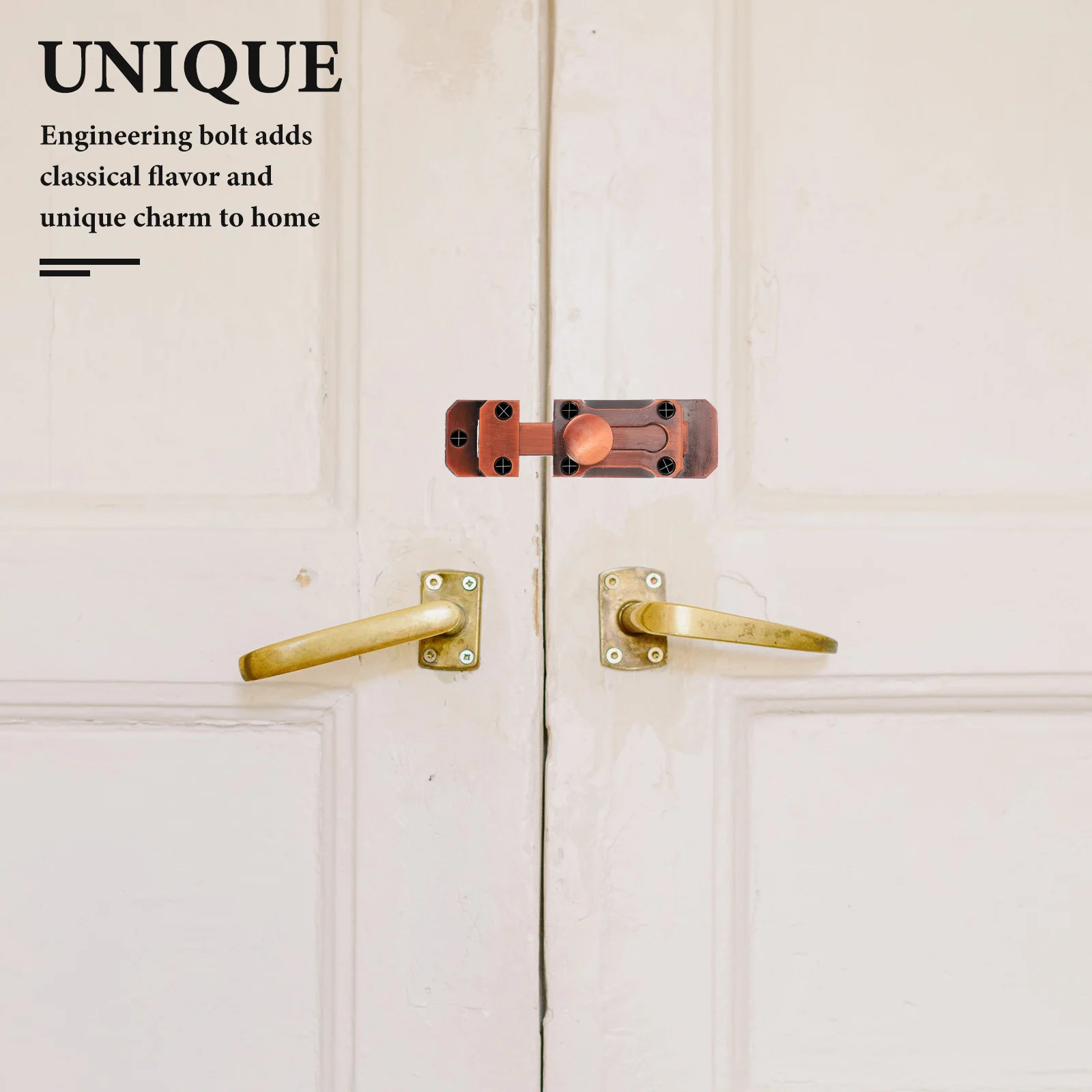 

Heavy Duty Door Bolts Zinc Alloy Sliding Door Locks for French Barn Patio Doors Durable Elegant Easy Install Gate Latch