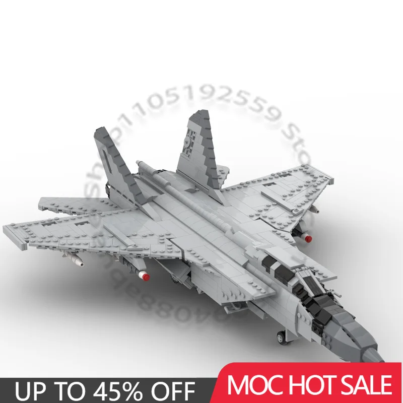 

Technical Assembly Building Blocks 1432 PCS Mikoyan MiG-31 Model Bricks Creative Modular Exquisite Display Toys Christmas Gifts