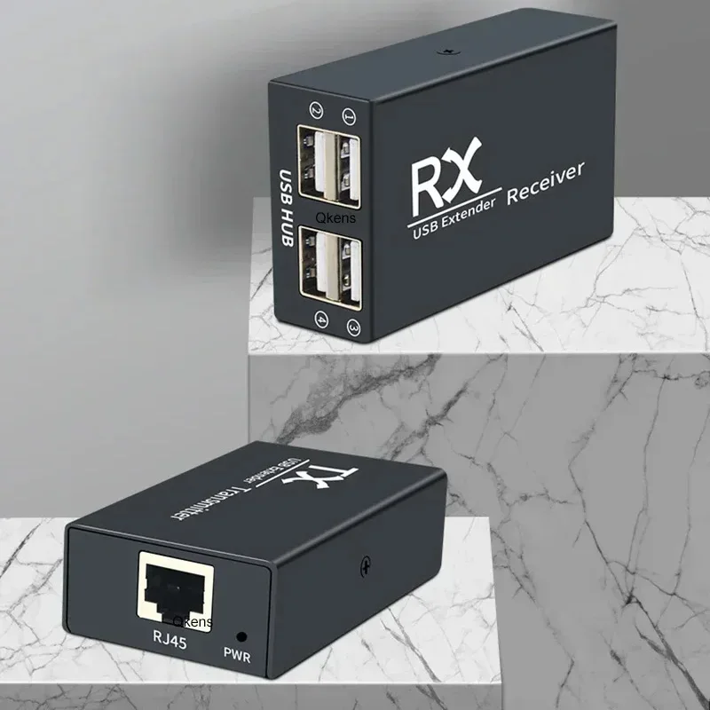

4-портовый удлинитель USB 2.0 через кабель Rj45 CAT6, 120 м, 4 USB-концентратора, адаптер для портативных ПК, периферийные устройства, U-диск, мышь, клавиатура, сканер