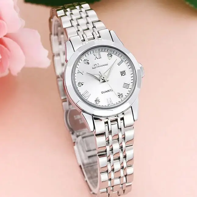 Classic Women’s quartz watch Waterproof and Luminous Elegant and advanced wrist watchs stainless steel Elegant and advanced