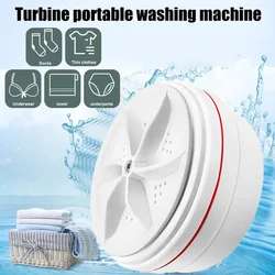 1pcs Mini Washing Machine Turbo Washing Machine Portable USB Powered Clothes Underwear Socks Dirt Washer for Travel Home