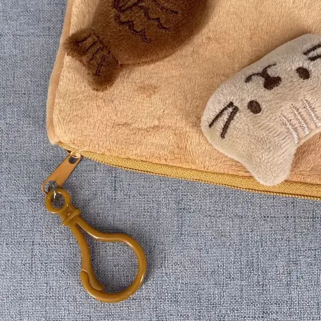 Cute Fish CAT Design 12CM Coin Bag , Key Clip Pendant Coin Purse Wallet Pouch