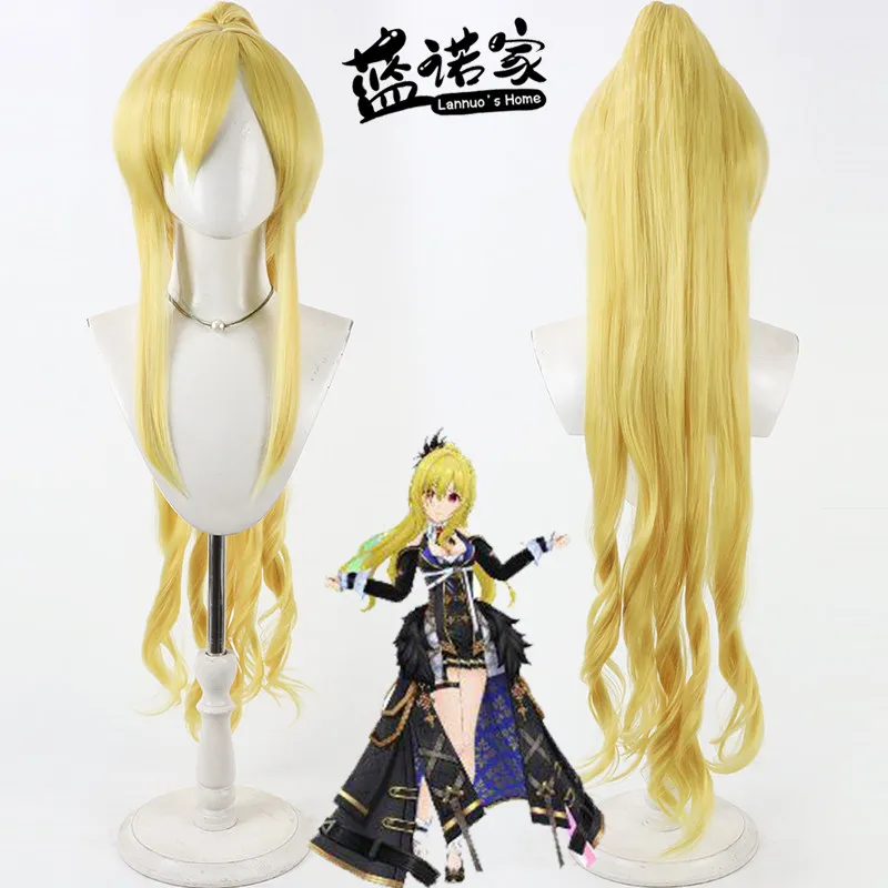 

Аниме-парик для косплея Читосе Куросаки, реквизит для Хэллоуина и карнавальных вечеринок, синтетические волосы из термостойкого волокна + шапочка для парика