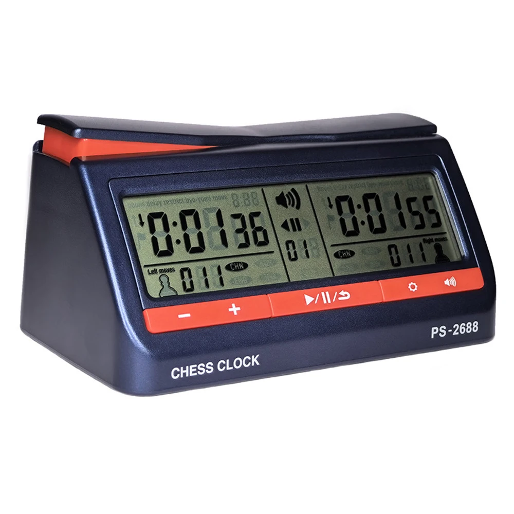 International Checkers Timer Digital Chess Clock LCD Screen ABS International Checkers Timer for Board Games and Chess view 6