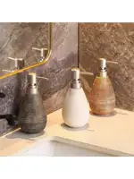 Retro Style Ceramic Push-Type Soap Dispenser With Pump, For Bathrooms OR Kitchens 5
