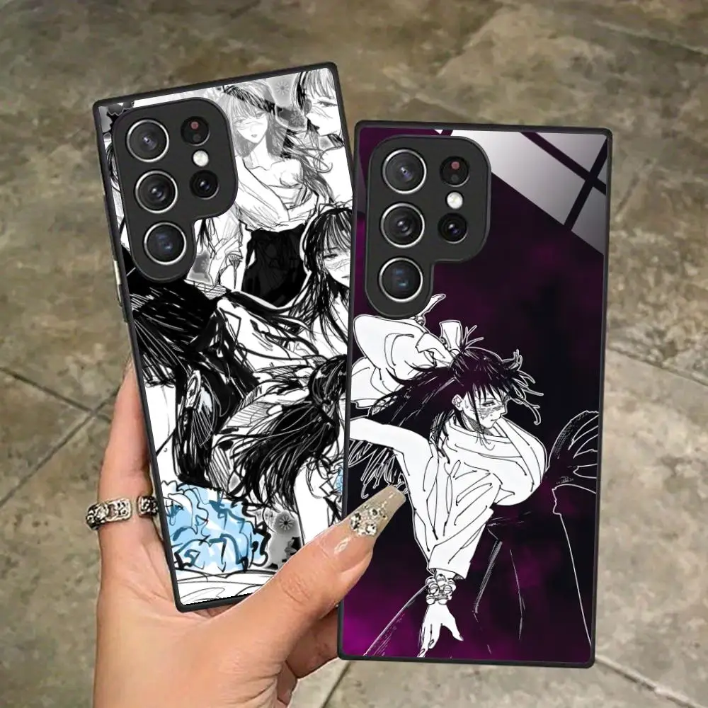 

Чехол для телефона Jujutsu Kaisen Utahime Iori для Samsung Galaxy S25 S24 S23 S22 S21 S20 Note20 Plus FE Ultra Glass Cover Pretty Luxury