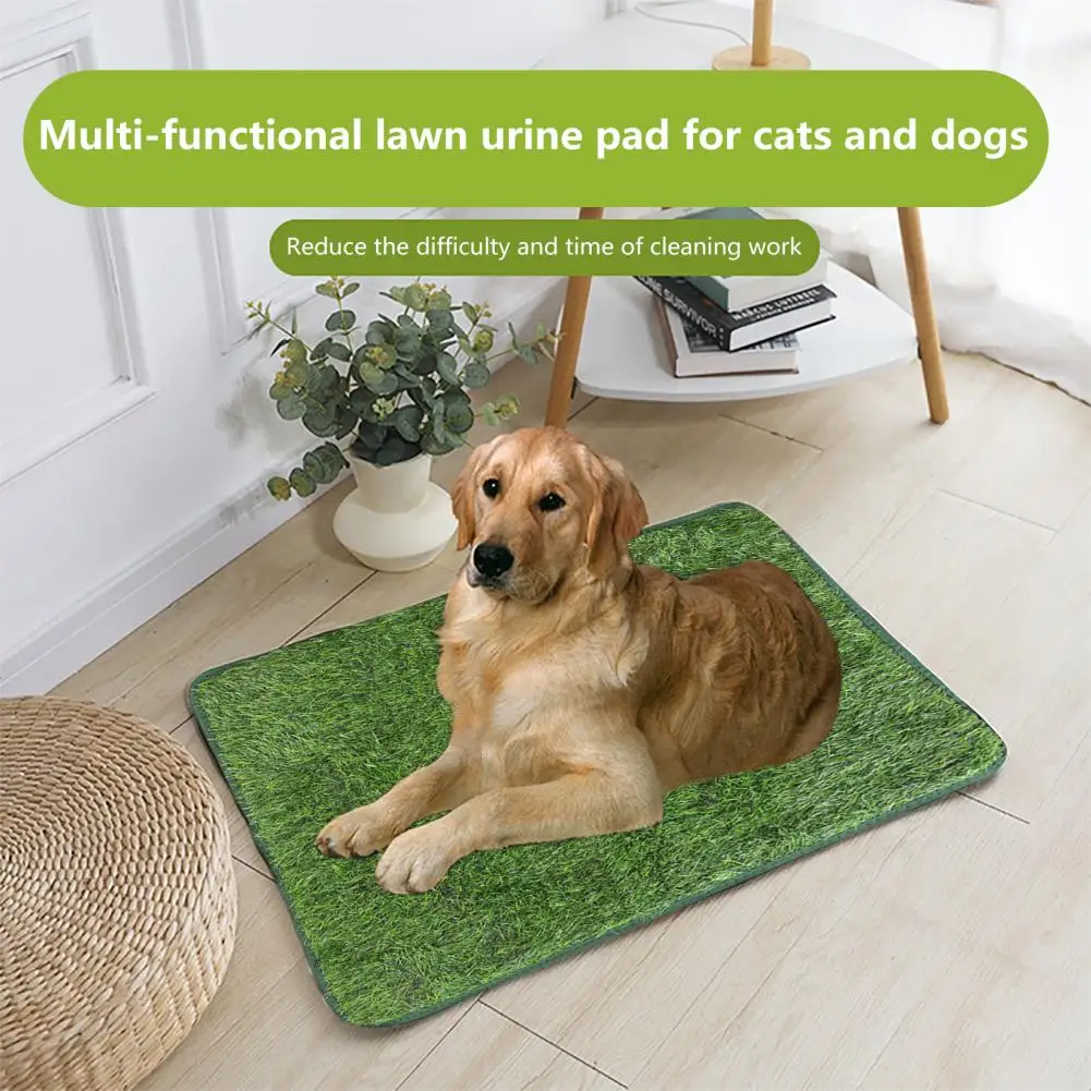 Tear-resistant Dog Urination Turf Mat Cat Dog Lawn Pee Mat Odor-free Pet Pee Mat Fine Workmanship Absorbent for Clean