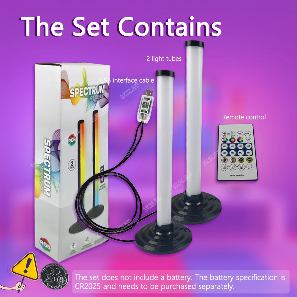 RGB الضوء المحيط بلوتوث على الوجهين مضيئة 24 مفتاح التحكم عن بعد التطبيق الذكي LED سطح المكتب ضوء الضوء المحيط #6