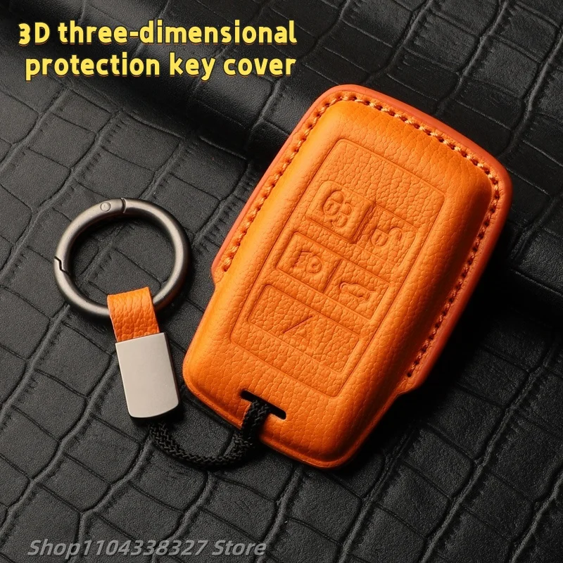 

For Land Rover leather key case found Guardian Shell Freelander 2 Range Rover Goatskin Premium Key Case