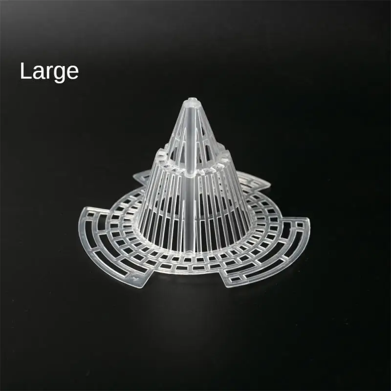 1~10PCS Leakproof Flower Pot Hole Mesh Cup Conical Bonsai Pot Bottom Coniform Grid Mat Bottom Net Prevent Soil Loss Breathable