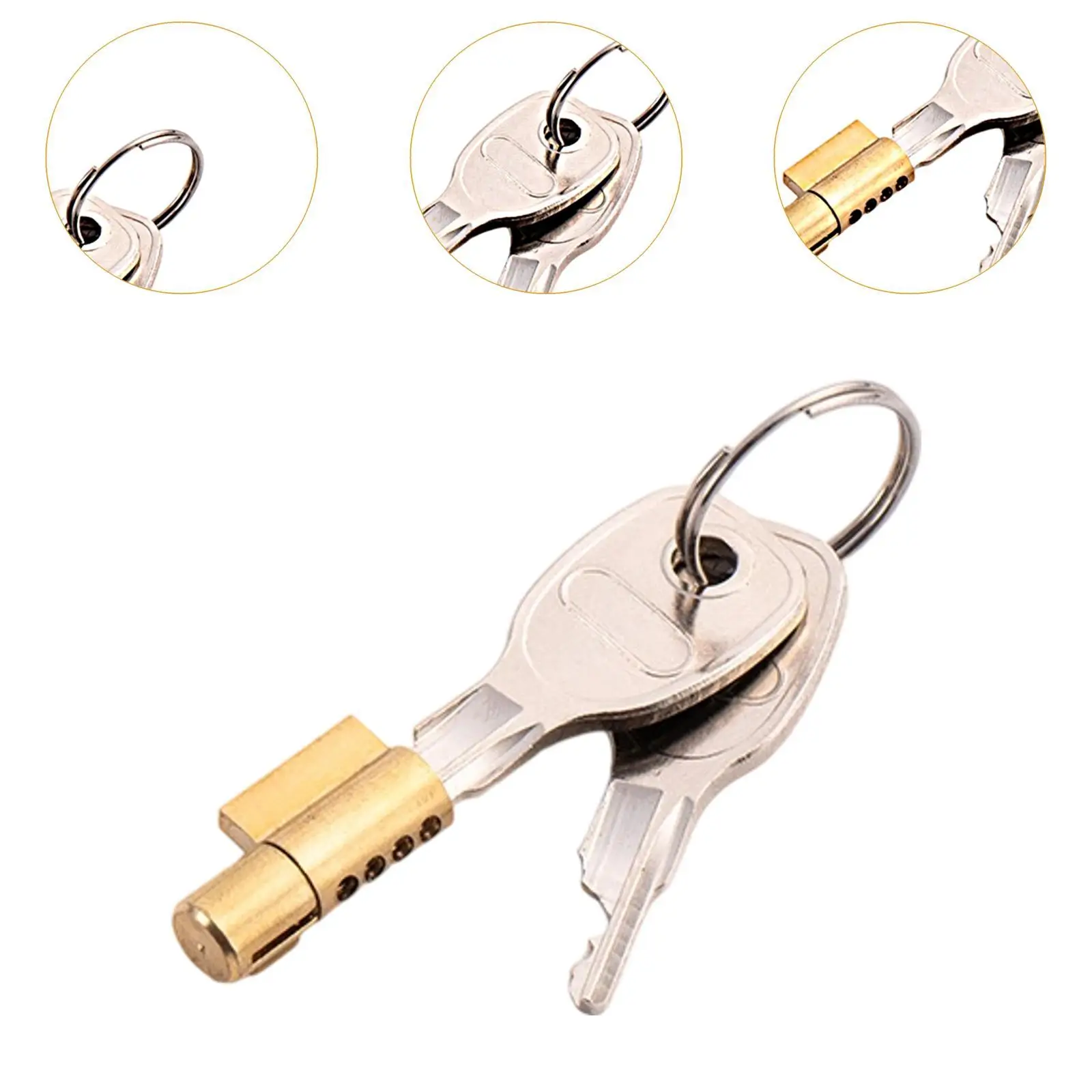 트레일러 히치 잠금 실린더 0.28인치 핀 직경 도난 방지 보호 장치