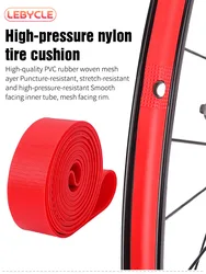 Lebycle Bicycle lnner Tube Puncture Proof Tire Pad PVC Rim Bike Premium Puncture-Proof Rim Tape For 24 26 27.5 29 Inch 700c