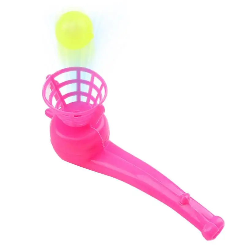 

2pcs Blowing Ball Toy Floating Blowing Pipe Stress Reliever Funny Educational Toys for Outdoor Games Toddler Children
