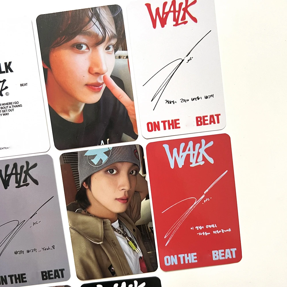 5 قطعة/المجموعة KPOP Haechan المشي على ألبوم الضرب بطاقات الصور الأزياء على الوجهين Selfie Lomo بطاقات بطاقة بريدية المشجعين عيد ميلاد جمع #6