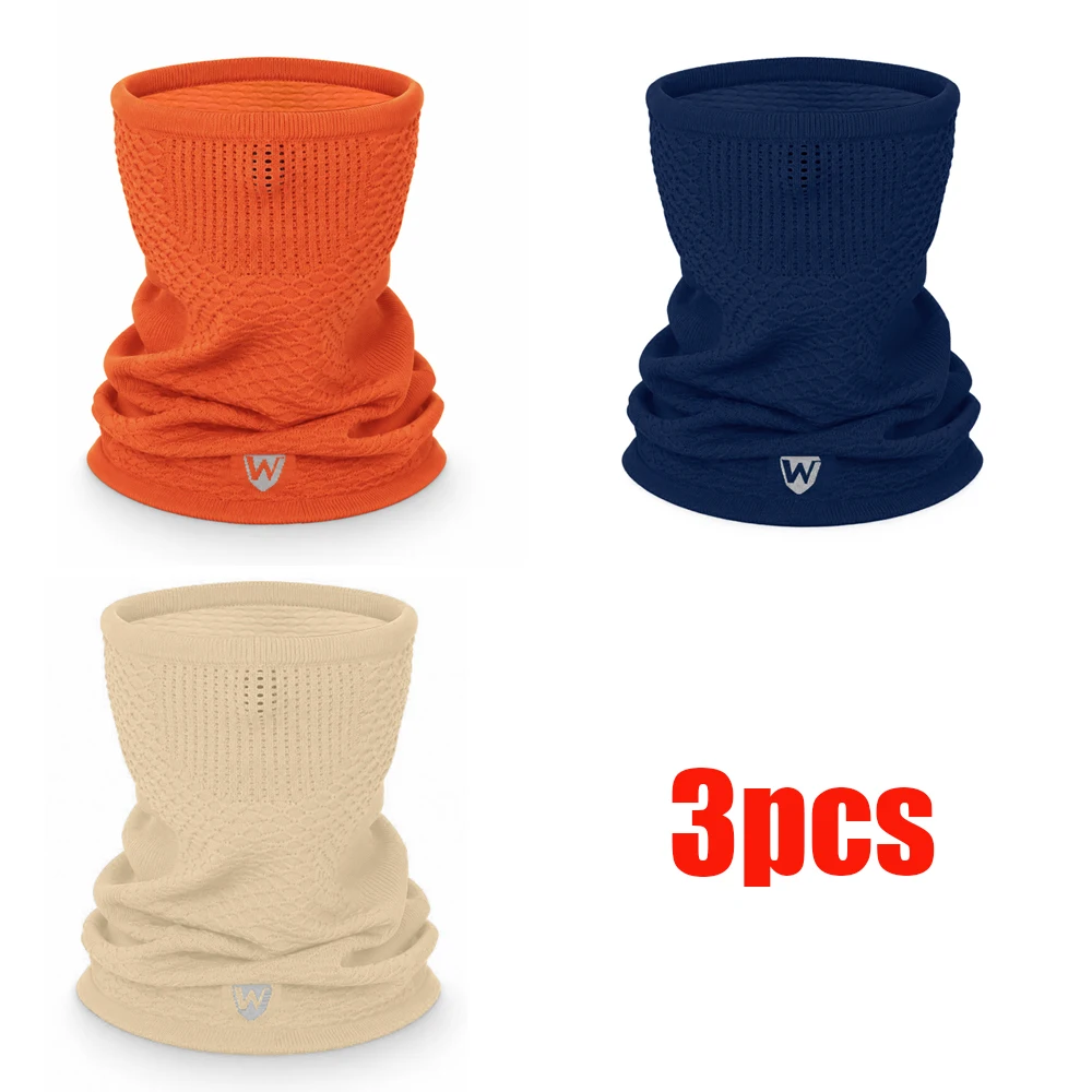 1pc/2pcs/3pcs Winter Warm Ademend Fietsmasker Sjaal Unisex Naadloos Elastisch Half Gezichtsmasker Buitensporten Hardlopen Skimasker