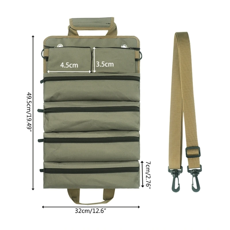Tool Roll Bag Tool Roll Up Bag Tools Tote Bag Pockets Tool Sling Drosphip