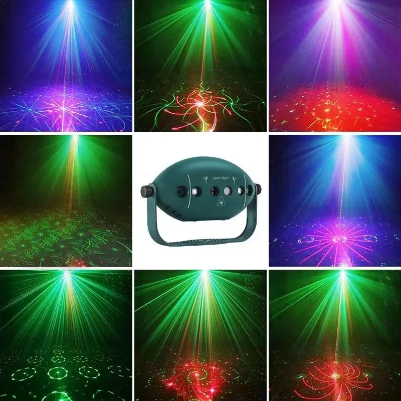 Discolampen Podiumlicht 72 Patronen Dj Party Light Projector Licht Strobe Party Club Home Vakantie Decoratie Verlichting Voor Disco