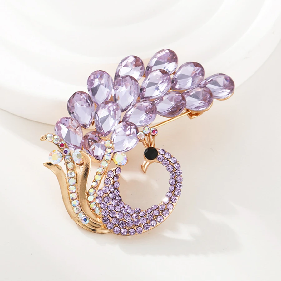 1 шт. изысканная брошь в виде павлина для мужчин и женщин, ретро-броши с изображением павлина, булавки, ювелирные аксессуары, подарки для вечеринок, тренд 2024 года