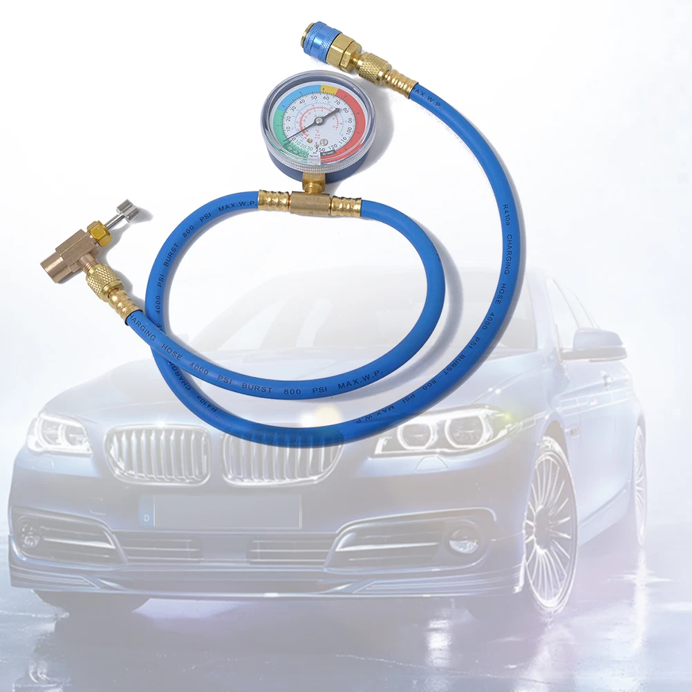 1-3PCS Refrigerant Recharge Ac Air Kit R134A Car Conditioning Hose Con Refill Gauges R12 R22 Gas Charging Filler Sealant Line