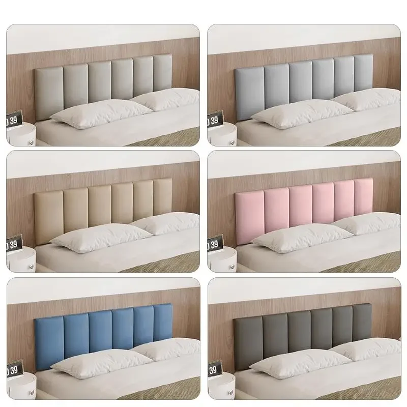 Hotel Hotel Bedside Soft Bag Backrest Tatami Wall Circumference Leather Surface Self-adhesive No Bedside Anti-collision Cushion