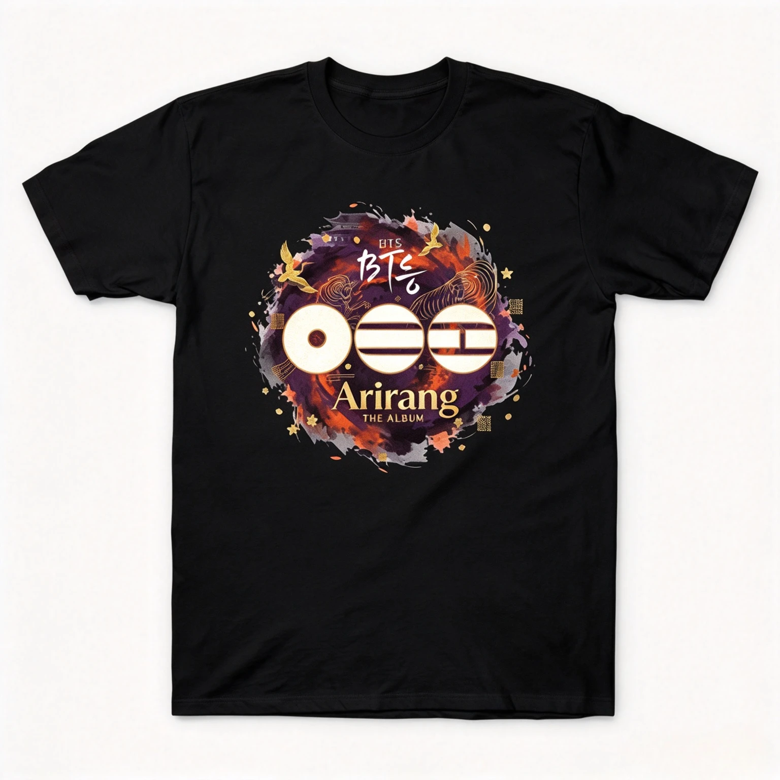 BTS Bangtan Boys ARMY T Shirt Unisex Short Sleeve Kpop Concert Fan Trendy Streetwear Music Festival Ins Y2k Tee