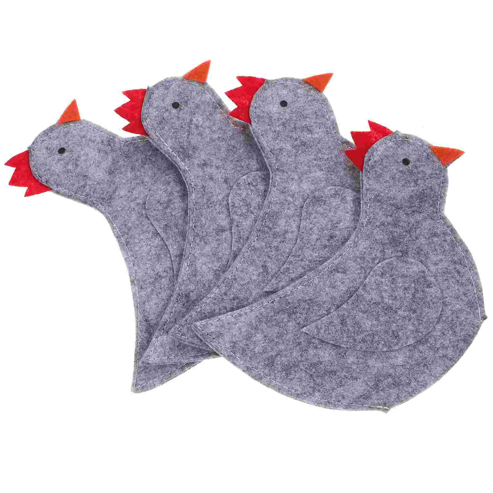 

4 Pcs Egg Cartons Easter Set Storage Bags Household Fresh Eggs Cloth Themed Decor