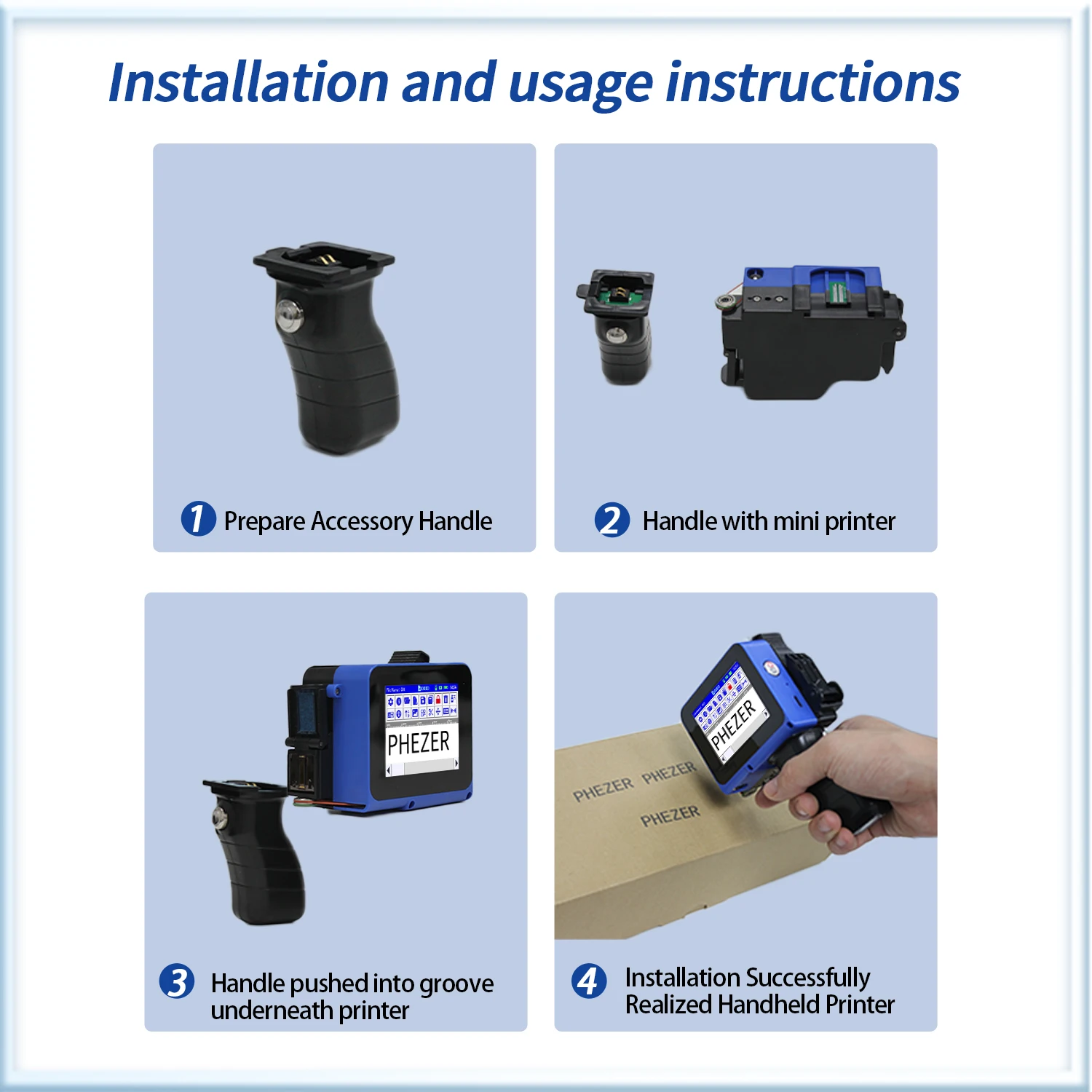 Imagem -03 - Dcode-portátil Split Mini Impressora Handheld Inkjet Printer Não-bloqueado qr Barcode Image Logo Data Máquina de Codificação 12.7 mm Dc12