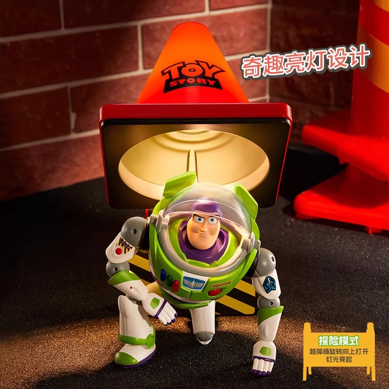 

Authentic Disney Buzz Lightyear Roadblock Light Toy Story Series Lighting 5 Hours Long Endurance Decorative Toy Friends