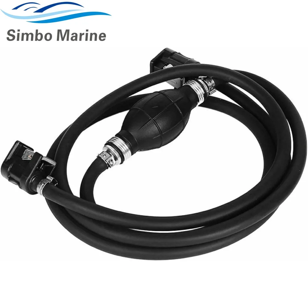 Fuel Line Hose Bulb Connector Kit 5/16" 6mm Fits For Yamaha 2&4 Stroke 24 40 90 200 HP Outboard Engine 6Y1-24306-55 6Y1-24306-00 image 6