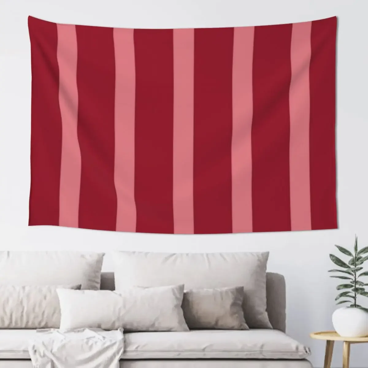 

Pretty Pink and Burgundy Stripes Tapestry Decoration For Home On The Wall Home And Comfort Decor Tapestry