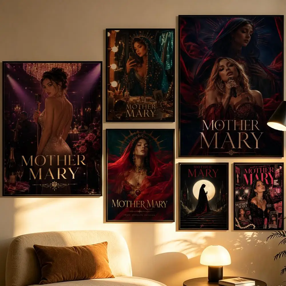 Movie M-Mother M-Mary Poster Decorative Picture Poster Living Room Bedroom Study Office Decor