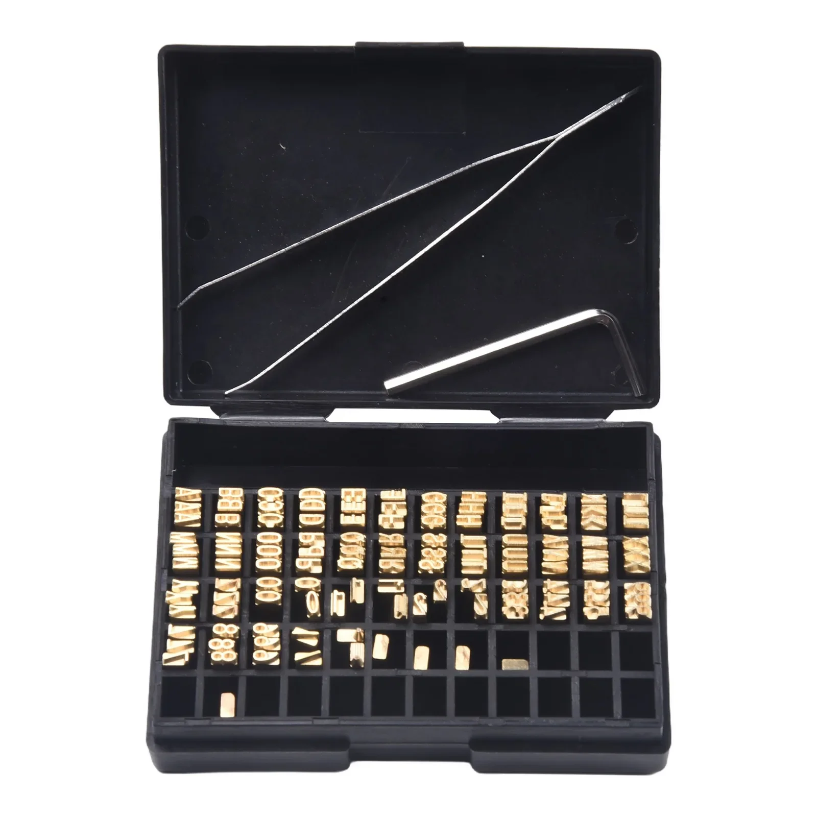 

For Labeling Machine Hot Stamp Word Grain Copper Letter Coding Machine 120pcs 2x3x15mm Hot Stamp Thermal Ribbon