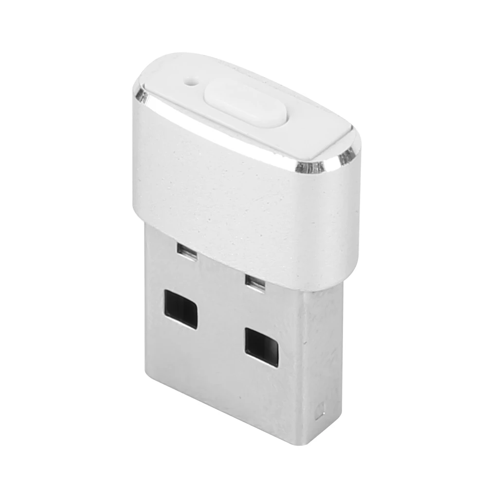 مؤشر الحركة التلقائي الصغير غير القابل للاكتشاف USB التلقائي نقل المؤشر شاكر التوصيل والتشغيل سبائك الألومنيوم الإسكان لأجهزة الكمبيوتر المحمول سطح المكتب #5