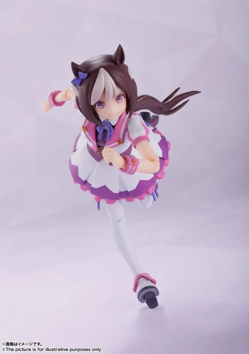 バンダイ本物の SHF ウマ娘プリティーダービー特別週間ライスシャワー Tokai Teio アクションアニメフィギュアおもちゃギフトモデル装飾品
