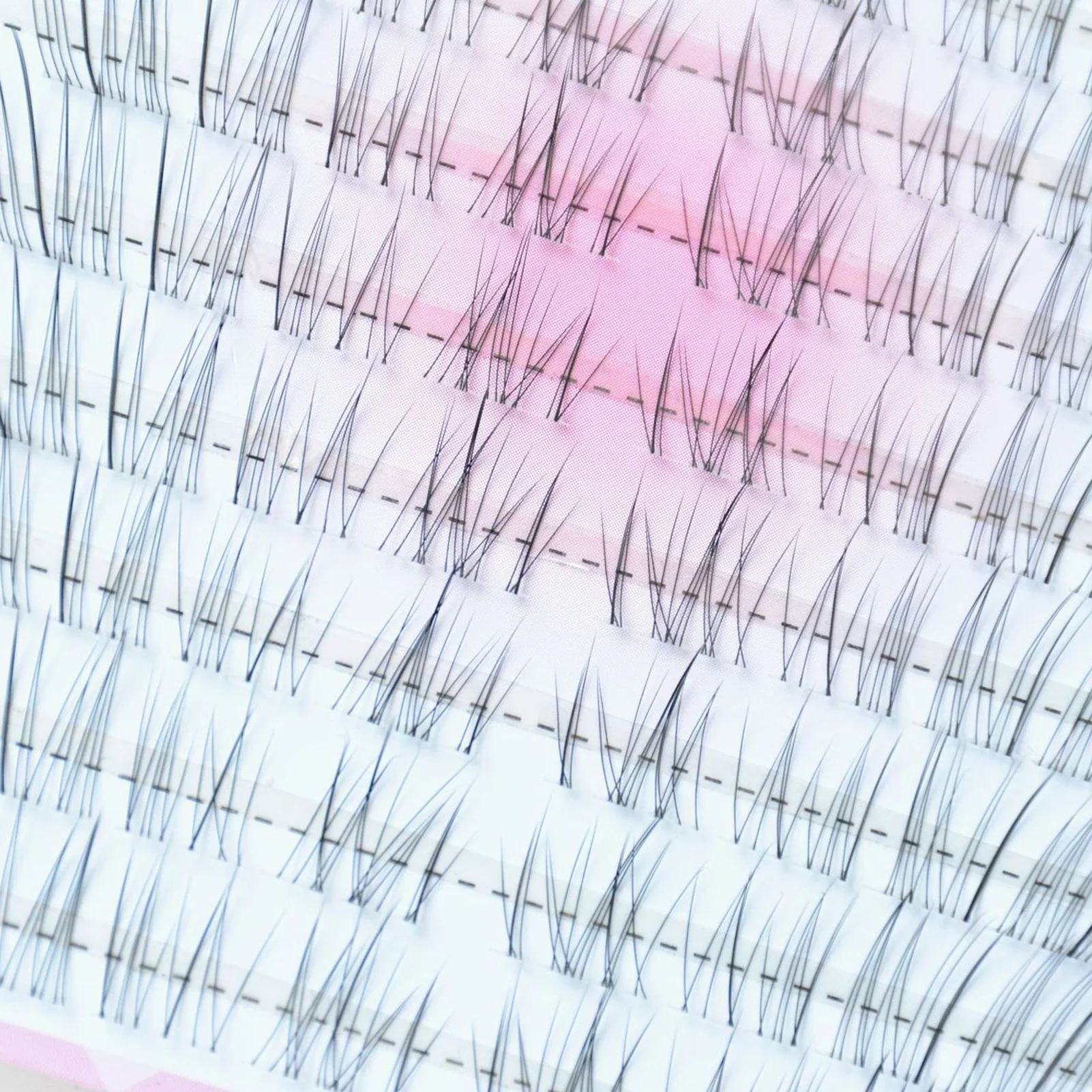 C حليقة 8-12 مللي متر مجموعات رمش الطبيعية Wispy لينة شفافة الجذعية الجنية الهزلية الرموش وهمية مجزأة لاش تمديد #3