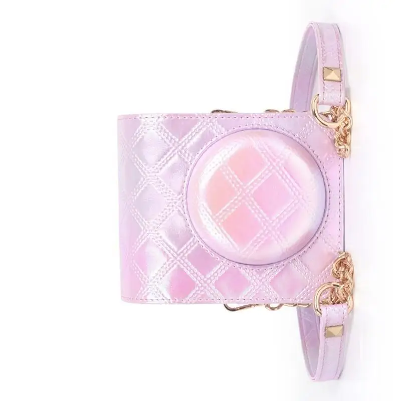 

652F Мягкий чехол из искусственной кожи для мини-камеры 12 мгновений, силиконовая защитная сумка со съемными ремнями