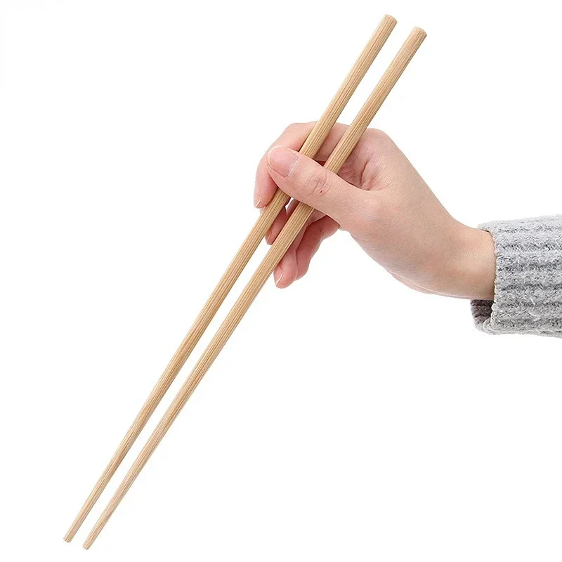 

1/3/5 Pair Pure manual Natural Bamboo Wood Chopsticks Healthy Chinese Carbonization Chop Sticks Reusable Hashi Sushi